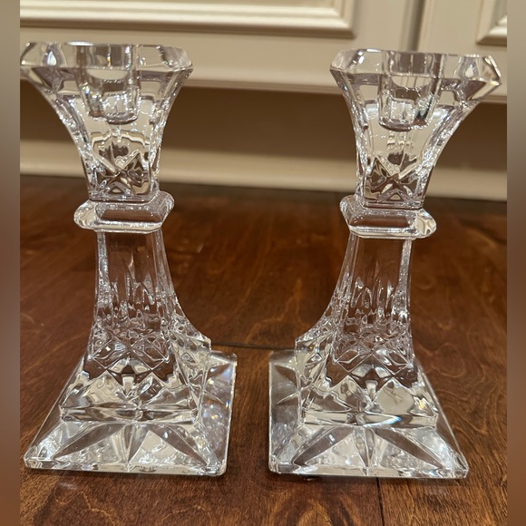 Waterford Lismore Candle Holders - Picture 3 of 6